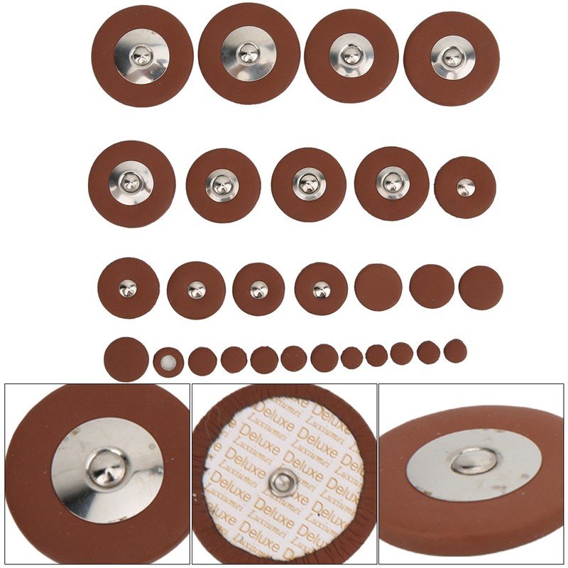28pcs Multi Size Sax Leather Pads Replacement Set for Soprano