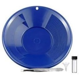 Sluice Monkey 10" Blue Gold Pan Panning Kit