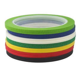 Color Paper Masking Tape Paint & Drawing & DIY Nail Art & Pattern Making Draping Tape (3mm 14 cm)