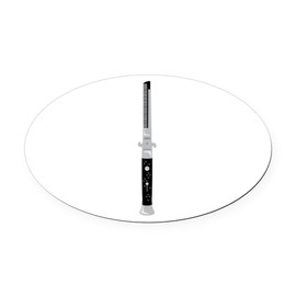 CafePress Switchblade Comb Euro Oval Car Bumper Magnet