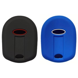 REPROTECTING Silicone Rubber Key Fob Cover Compatible with 2006-2015 Ford Edge Escape Expedition Explorer F-150 F-250 Super F-350 Super Flex Focus Fusion Mustang Taurus X Lincoln Navigator