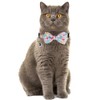Easter Cat Collar Breakaway with Bow Tie Bandana and Bell