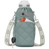 Insulated Crossbody Water Bottle Bag with Strap - 40 oz