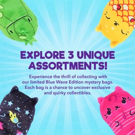 Cats vs Pickles 2pk Mystery Bags Blue Wave ABC Bean Filled Plushies | Stocking Stuffers | Blind Bags for Girls and for Boys | Surprise Bean Collectibles | Mystery Bag Toys for Kids & Adults | 2-pack