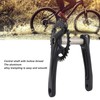 Bike Crank Arm Set Hollow Integrated Single Disc Aluminum Alloy