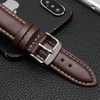 Strapseeker Jaxon Top Grain Calf Leather Strap Silver Buckle- Premium