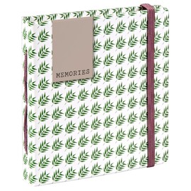 Hama Fern Slip-in Photo Album - Green/White, 5.4 x 8cm