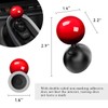 Ohleats Car Rocker Button Cover, Aluminum Alloy Joystick Push to