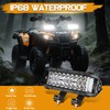 8 Inch LED Light Bar, Niking Auto 2Pcs 204W Side