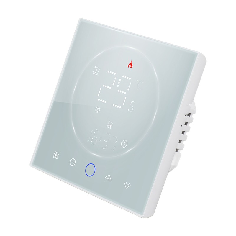 Smart Thermostat LED Screen Water Heating Control 13mm Recessed Wireless