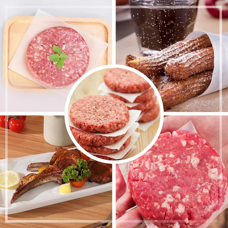 1000 Pieces 14cm Square Burger Paper 5.5 x 5.5 inch