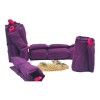 Kit De 5 Compresas Terapéuticas De Semillas Morado