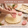 8 Pcs Flower Cookie Cutter Set, 3D Spring Floral Cookie