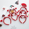 Christmas Headband Decorations for Parties & Small Gifts - lf1065 One Size / fg-s-01 Plaid Pattern 10ea