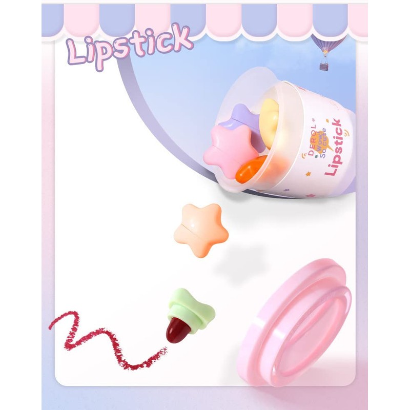 Lovelycat Mini Nette Kapsel Lippenstift Set, 16 Matte Lippenstift16 Farben