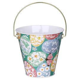 Emma Bridgewater Tin Easter Bucket ┃Egg Hunt Collection Basket ┃ Bright New Day Design