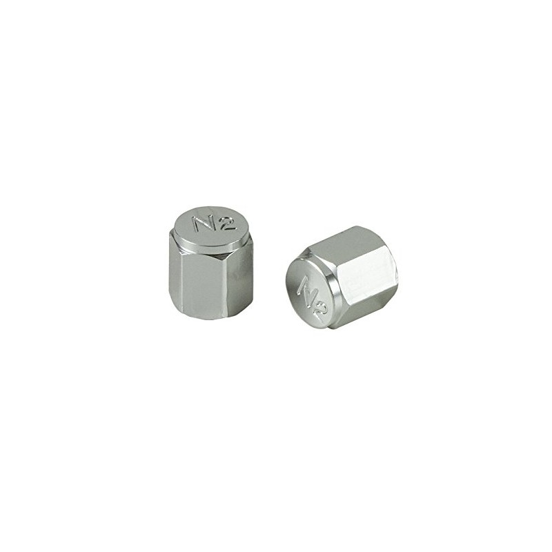 Bike Parts Center Air Valve Cap Universal N2 Set of