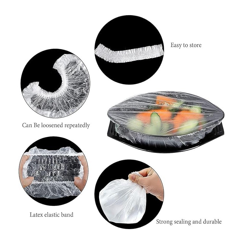 Fresh Keeping Bags, Plastic Sealing Bags Food Cover, Universal Kitchen