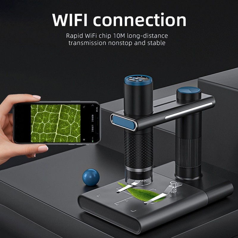 Wireless WiFi Camera Microscope for Phone 50‑1000X Portable Handheld USB