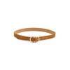 PIECES Pcjuva Women's Suede Jeans Belt Noos Belt, Cognac/Detail:w Brushed