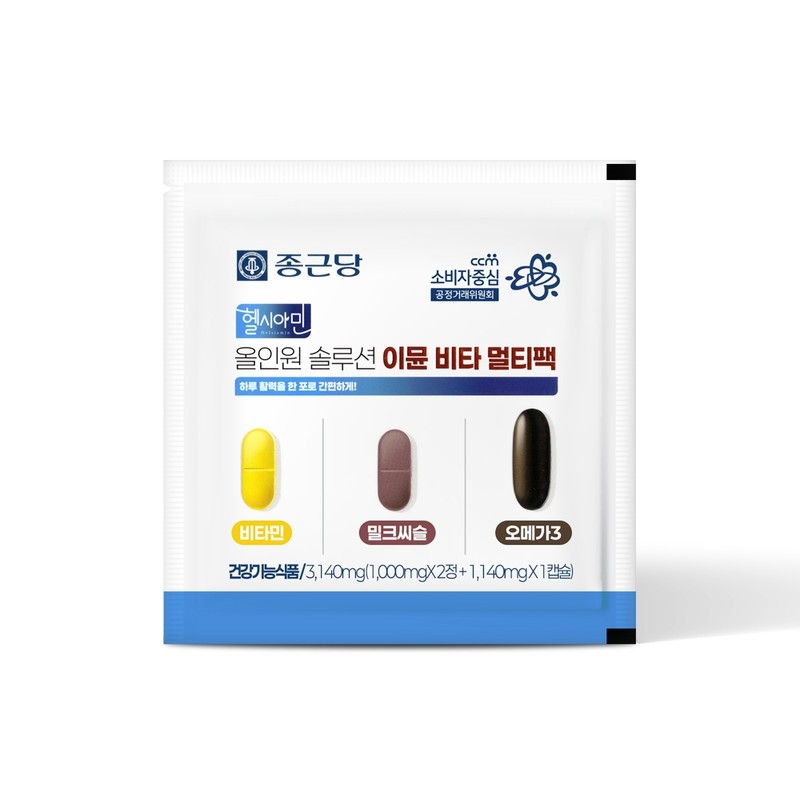 Chong Kun Dang All-in-One Multivitamin Immune Women Men Comprehensive Mineral