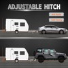METOWARE Adjustable Trailer Hitch - Aluminum Tow Hitch Fits 2.5-Inch