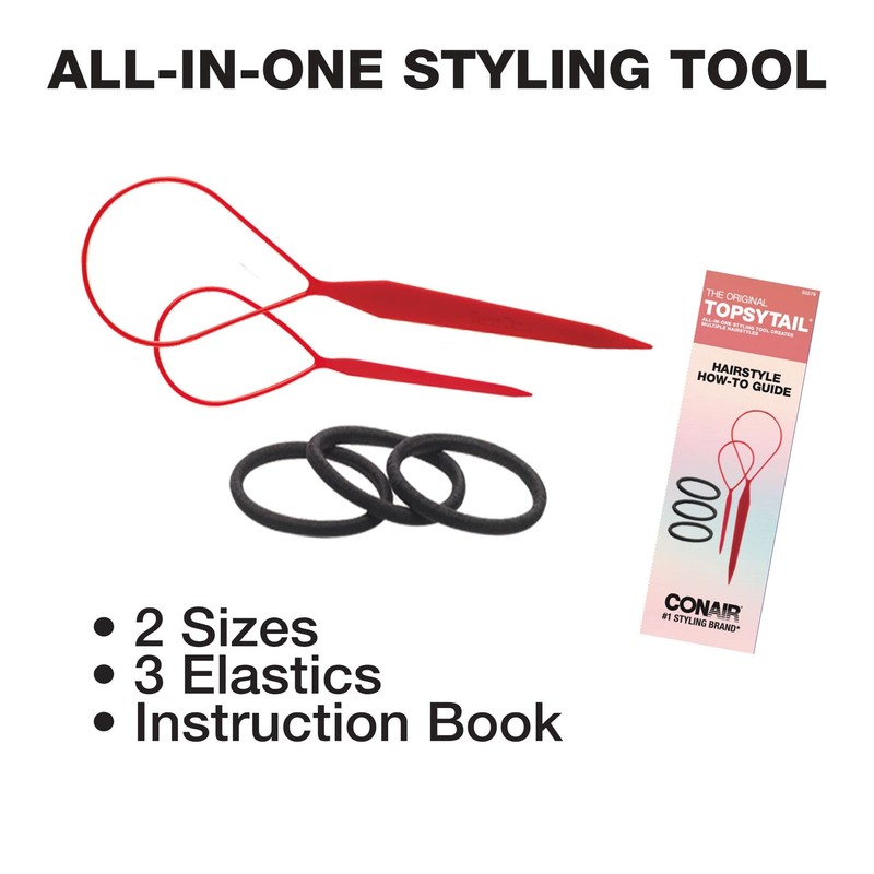 Conair Topsy Tail Hair Tool - Ponytail Hair Loop Styling