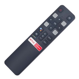 AULCMEET RC802V FLR1 Replacement Voice Remote Control for TCL Android TV 32S6500S 32S6500 40S6500 40S6500F 40S6500FS 43S6500FS 43S6500F 43S6500 S6500 S6500 S6500 6500S S6500FS