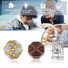 RoseFlower 6 pcs Metal Puzzle IQ Test Puzzle Brain Teaser