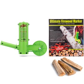 THE MINGO Marker Firewood Measuring Tool - Chainsaw Firewood Marking Tool With 14 Inch Marking Wheel - Log Paint Marker -Firewood Measuring Tool - Logging Tools (Mingo Marker With 14" Wheel)