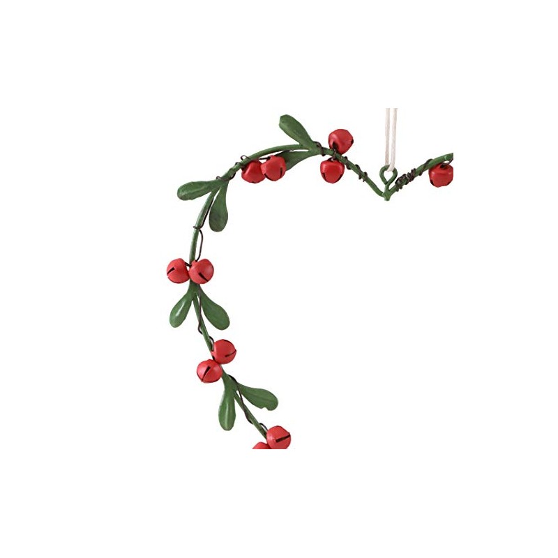 Toyland® Pack of 4 14cm Green and Red Heart Shape