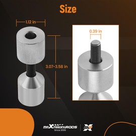 maXpeedingrods Flange Two Hole Pins, 1-1/8” Two Hole Alignment Pins, 304 Stainless Steel, 2 Pcs