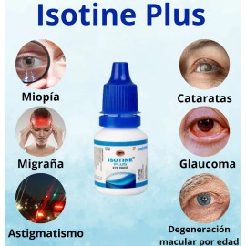 Gotas Isotine Plus Cataratas Miopía Problemas Visuales