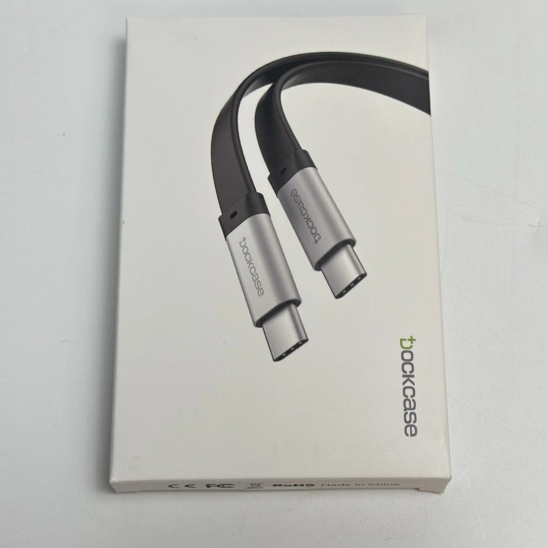 DockCase Lot Of 2x Dockcase USB-C to USB-C Cable 220mm