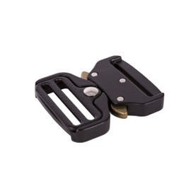 Metal buckle for dog collar, 3.8 cm width, metal buckle, for nylon belt, clasp, military belt, men's belt, military belt, for belt, black