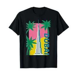 Burj Khalifa Dubai Art Simple Modern Graphic T-Shirt