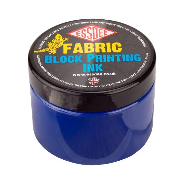 Essdee Fabric Printing Ink, Blue, 150ml