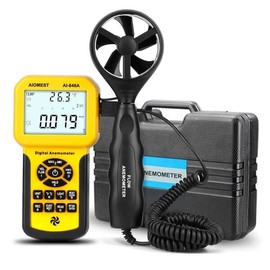 AIOMEST 정밀 CFM 미터 휴대용 HVAC 기류 기속 기류량 풍속계 테스트기 풍속 [AI826A HVAC Anemometer] AIOMEST Precision CFM Meter Portable HVAC Airflow Volume Velocity Tester Anemometer [AI826A HVAC Anemometer]