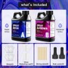 GRLELOU Epoxy Resin 17OZ, Crystal Clear Epoxy Resin Kit, Not