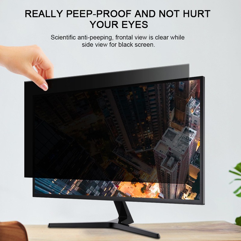 17.3in Laptop Screen Protector 16:9 AntiPeep ATM Machine Monitor Front