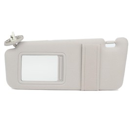 SCITOO Grey Left Driver Side Sun Visor Compatible for Toyota venza 2009-2016, Car Sun Visor with Sunroof Without Lights Replacement 74320-0T022-B1, 74310-0T022-B1