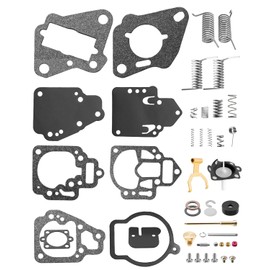 1395-8237072 Carburetor Repair Kit Fit for Mercury and Mariner 2-Stroke Outboards 10-25hp, Replace 8237072, Carb Rebuild