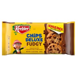 Keebler Chips Deluxe Fudgy Chocolate Chip Cookies with Chunks of Keebler...