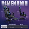 GTPLAYER Gaming Chair with Speakers, Video Game Chairs with Footrest