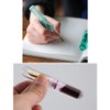 SIPLIV Mini Resin Acrylic Fountain Pen Fine Nib Travel Pocket