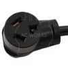AC WORKS 30 Amp 4-Prong Dryer Wall Outlet Adapter (To
