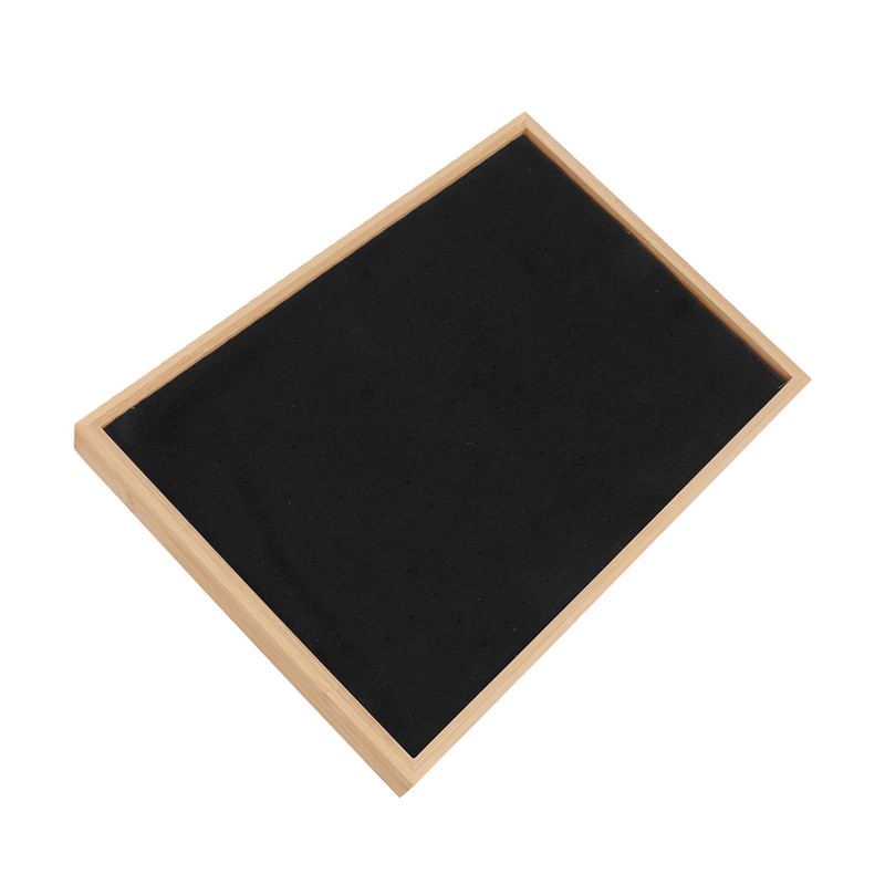 Ear Stud Tray Flannel Wood 216 Holes Lightweight Elegant Luxury