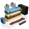 Knife Sharpening Stone Set, KERYE Professional Japanese Whetstone Knife Sharpener