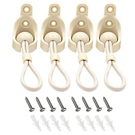 Universal Bungee Kit Parts for Sun Shades Blackout Roller up Blinds (Bungee Kit 2 Set, Sand)