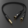 Unbranded/Generic NEW Male 3.5mm Headset to Dual Female Y-Splitter CABLE